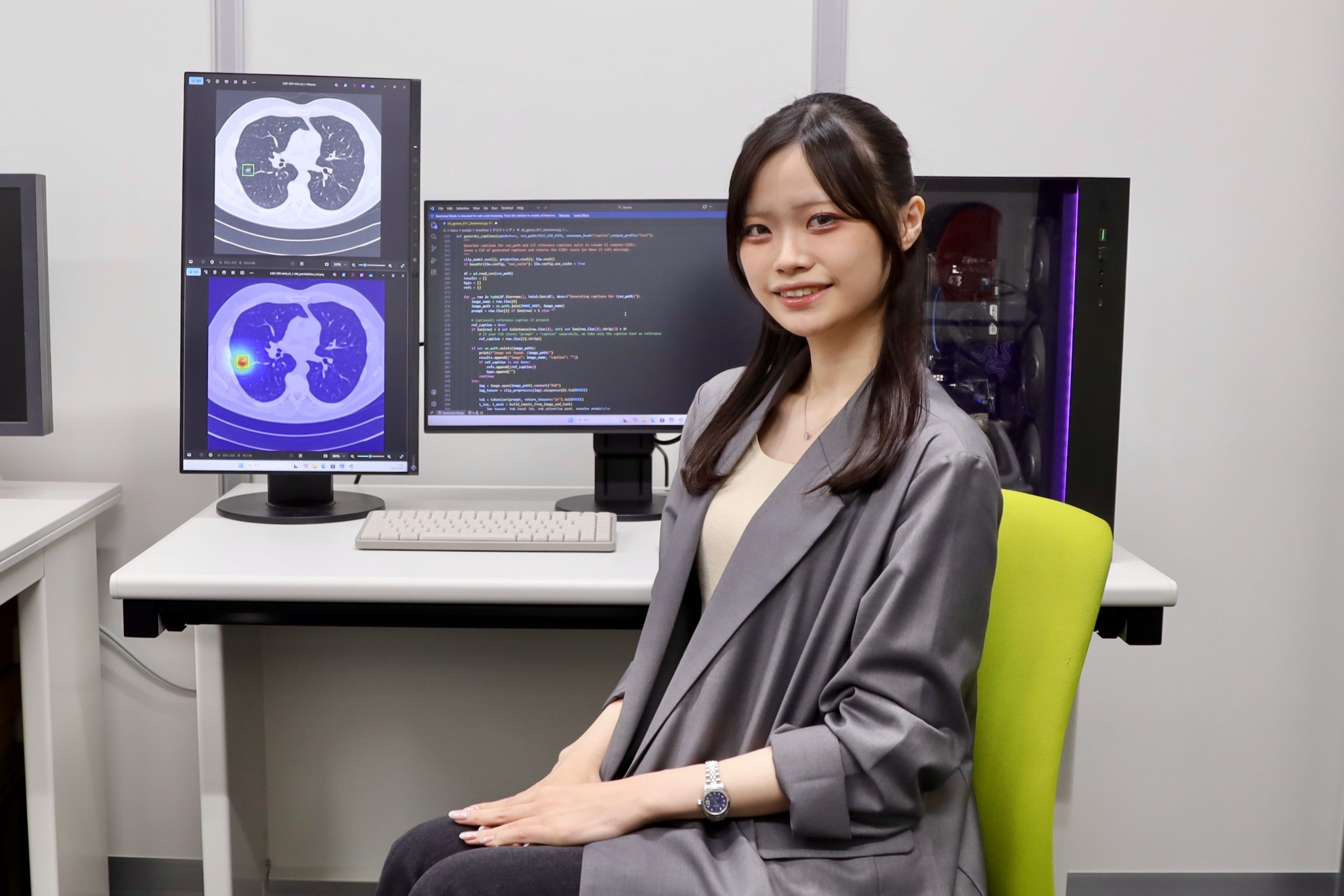 「AIを使って患者の負担を軽減し、医師の診断を支援する」長尾 茉衣子さんに聞く。