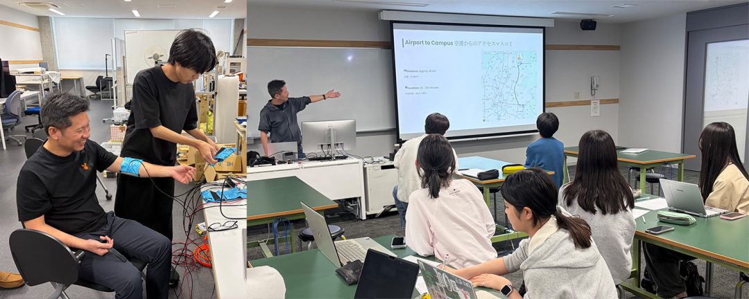 海外派遣学生の実験準備とキチロー先生の講義　2026年6月